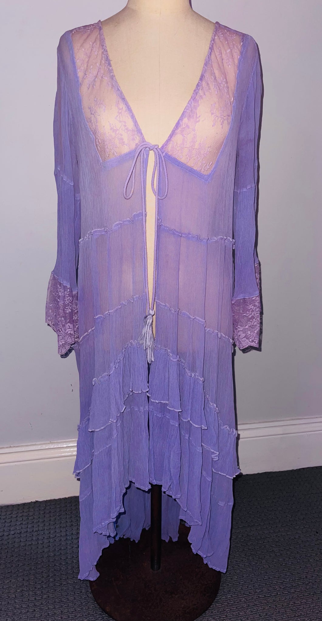 Lilac Tree Of Life Duster (Pre Loved)